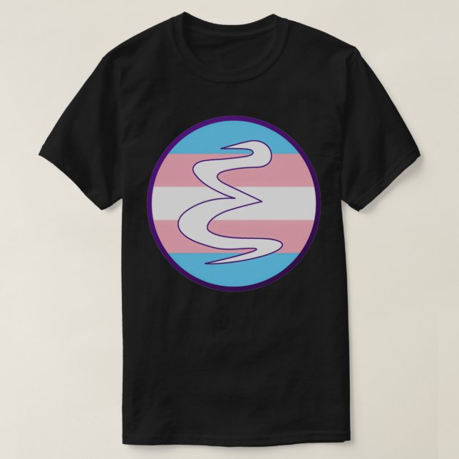 Camiseta Logo de Trans Pride Emacs (Diseño del anverso)