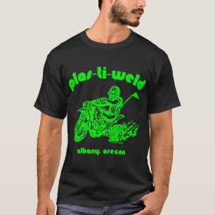 Camiseta Logo de Tres ruedas Plas-Ti-Weld en verde Kawasaki