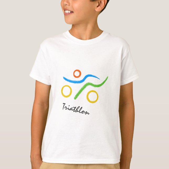 Camiseta Logo de Triathlon (Anverso)