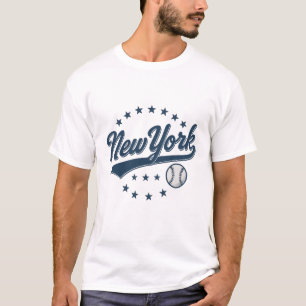 Camiseta Logo de un guión de béisbol de Nueva York vintage
