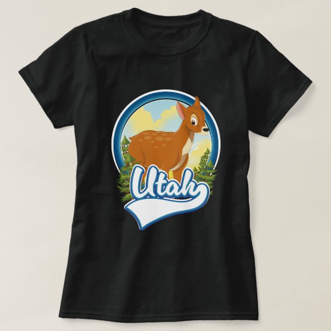 Camiseta Logo de Utah Deer Travel (Diseño del anverso)