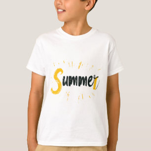 Camiseta Logo de verano - Diseño de texto de verano