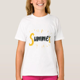Camiseta Logo de verano - Diseño de texto de verano