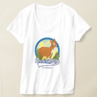 Camiseta Logo de viaje de Nueva Escocia Canadá