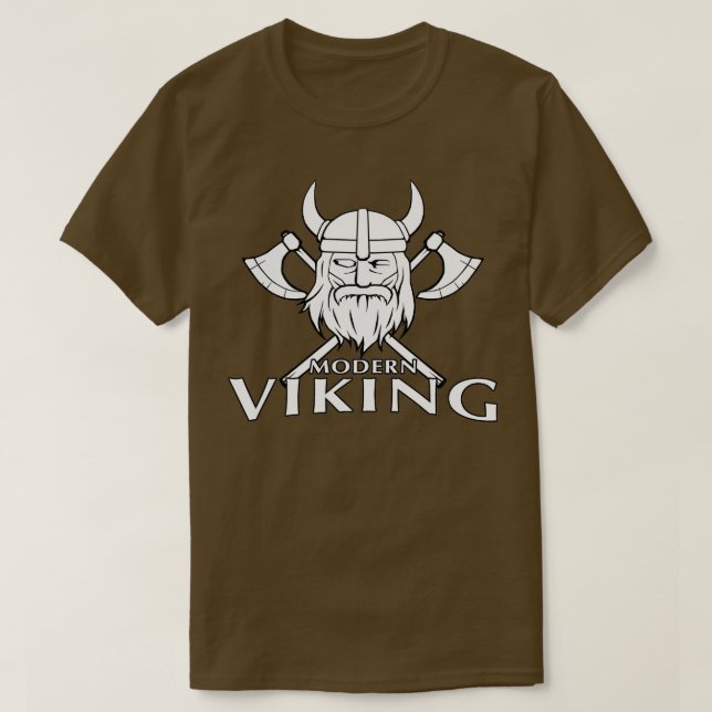 Camiseta Logo de Viking Moderno (Diseño del anverso)
