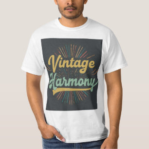 Camiseta Logo de Vintage Harmonyestallidodeestallidoderalla