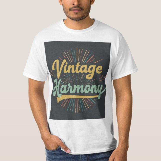 Camiseta Logo de Vintage Harmonyestallidodeestallidoderalla (Anverso)