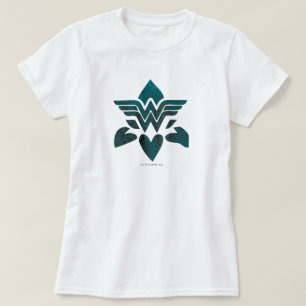 Camiseta Logo de Wonder Woman Grunge
