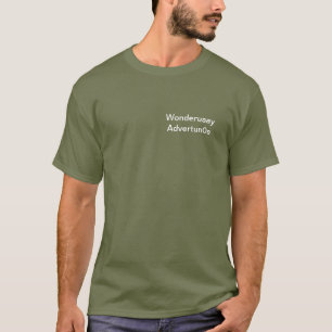 Camiseta Logo de Wonderhussy Adventures White Mountain (Bac