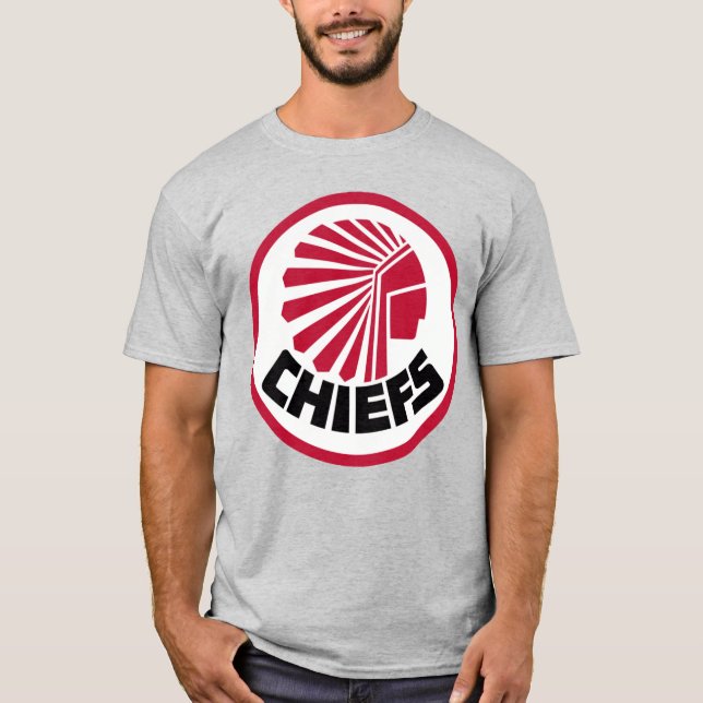 Camiseta Logo del Atlanta Chiefs Soccer Retro NASL (Anverso)