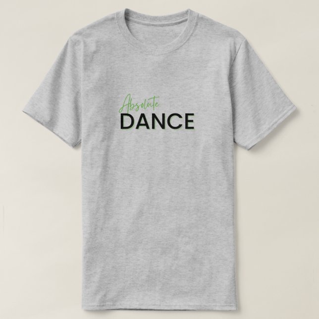 Camiseta Logo del baile absoluto de los hombres (Diseño del anverso)