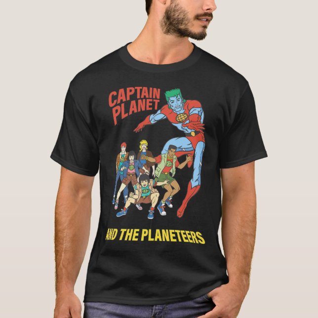 Camiseta Logo del Captain Planet Planeteers (Anverso)