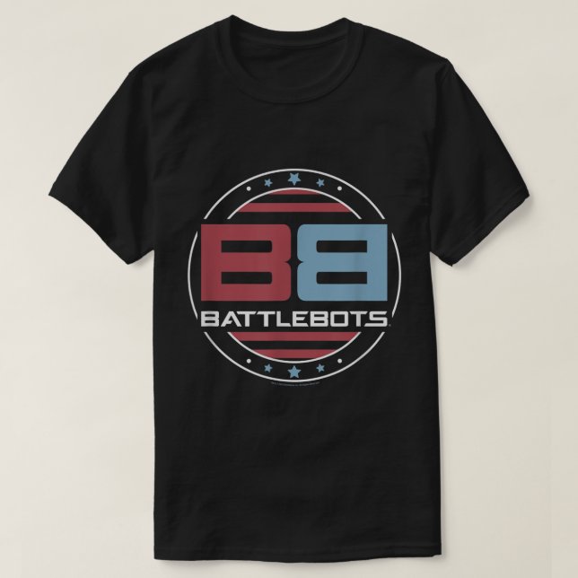 Camiseta Logo del Círculo de la Bandera Patriótica American (Diseño del anverso)