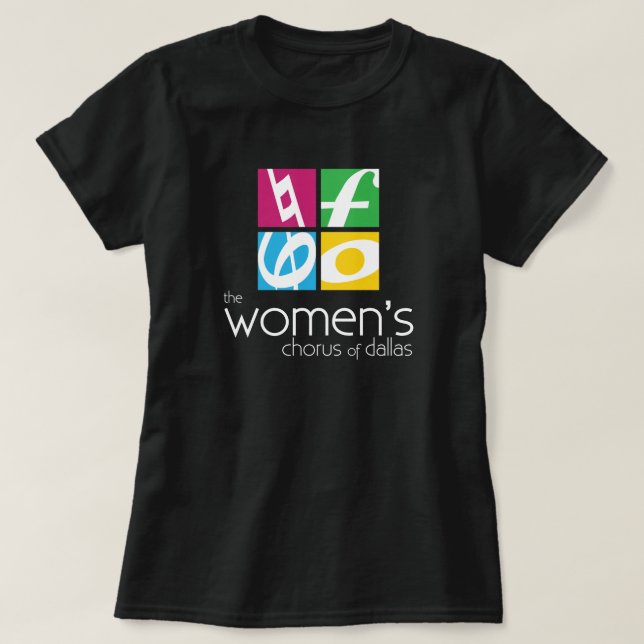 Camiseta Logo del coro femenino de Dallas (Diseño del anverso)