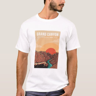 Camiseta Logo del emblema del parque nacional del Gran Cañ