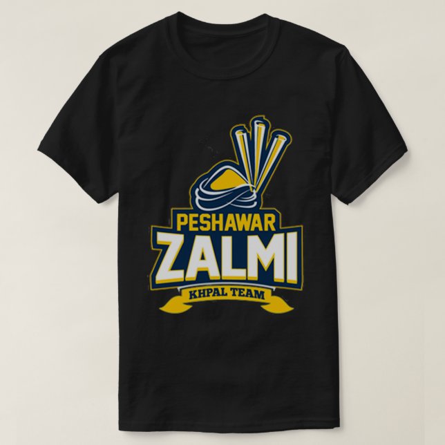 Camiseta Logo del equipo de cricket de Peshawar Zalmi (Diseño del anverso)