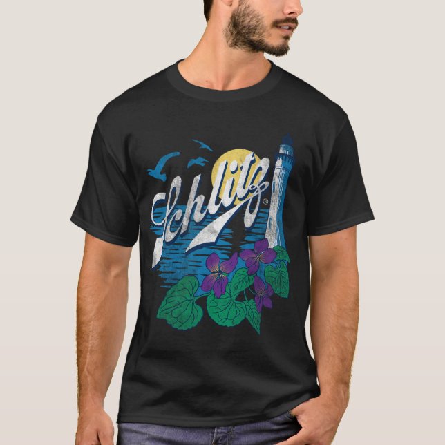 Camiseta Logo del faro Schlitz (Anverso)