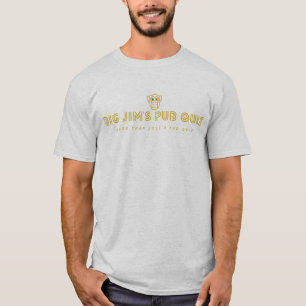 Camiseta logo del juego de preguntas del pub de big jim