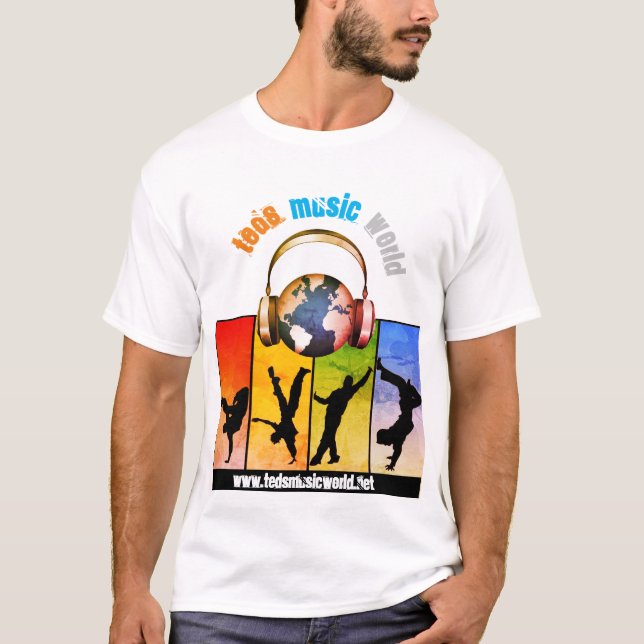 Camiseta Logo del mundo musical Teds  (Anverso)