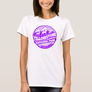 Camiseta Logo del Parque Nacional Yellowstone Wyoming morad
