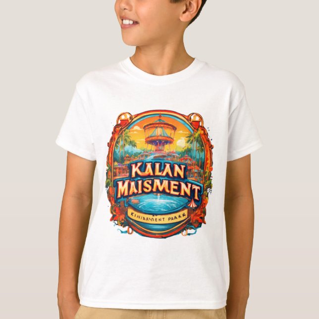 Camiseta Logo del Parque Temático Vintage (Anverso)