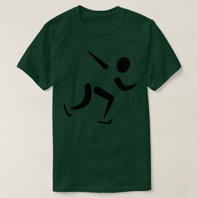 Camiseta Logo del patinaje de velocidad (Diseño del anverso)