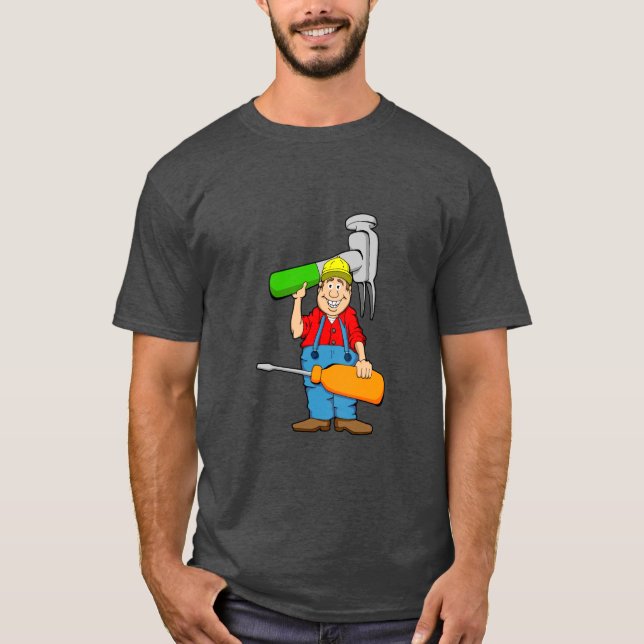 Camiseta Logo del personalizado Handyman (Anverso)