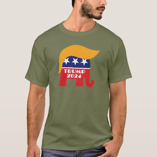 Camiseta Logo del presidente Trump 2024 (Anverso)