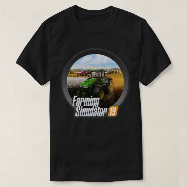 Camiseta Logo del Simulador de agricultura 19 (Diseño del anverso)