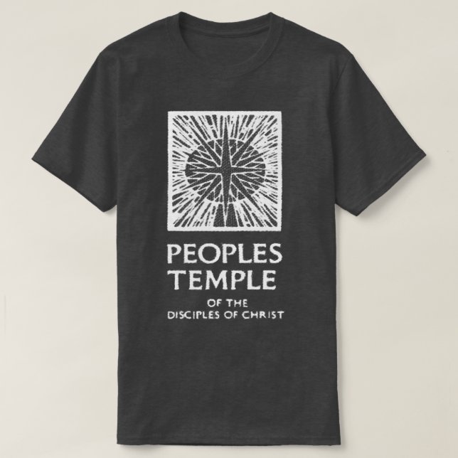 Camiseta Logo del Templo del Pueblo de Jim Jones (Diseño del anverso)