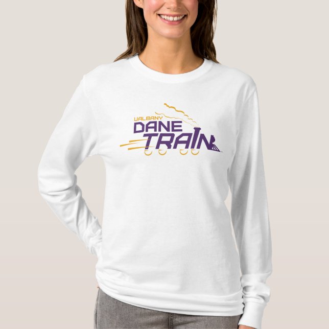 Camiseta Logo del Tren de Dane de la UAlbany (Anverso)
