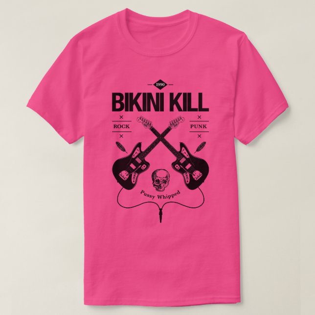 Camiseta Logo del Viejo Guitarra de Matar Bikini (Diseño del anverso)