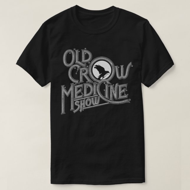 Camiseta Logo del viejo programa de medicina del cuervo (Diseño del anverso)