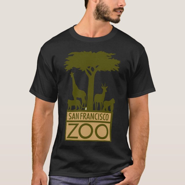 Camiseta Logo Del Zoológico De San Francisco1 (Anverso)