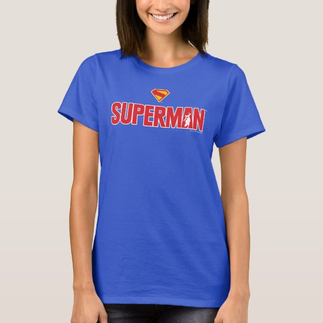 Camiseta Logo en negrita de Superman clásico (Anverso)