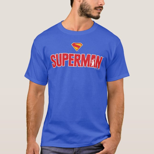 Camiseta Logo en negrita de Superman clásico (Anverso)