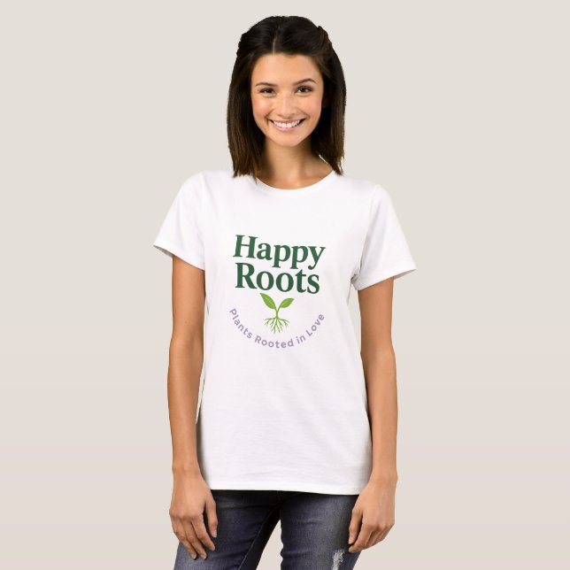 Camiseta Logo (Estampa Frontal) | Happy Roots (Anverso completo)