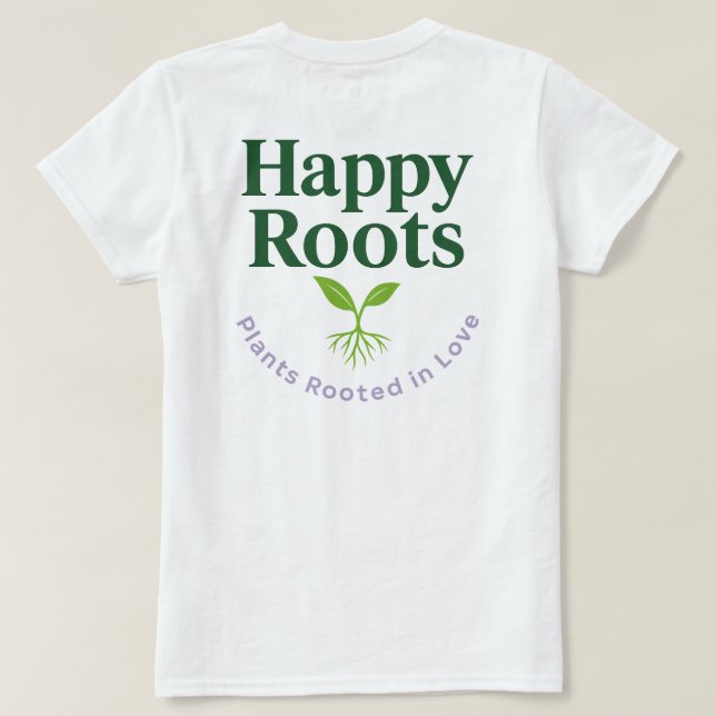 Camiseta Logo (Estampado en la parte trasera) | Ha (Reverso del diseño)