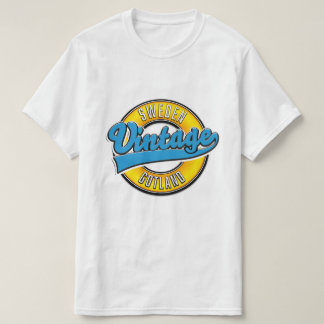 Camiseta Logo estilo cosecha de Gotland Suecia