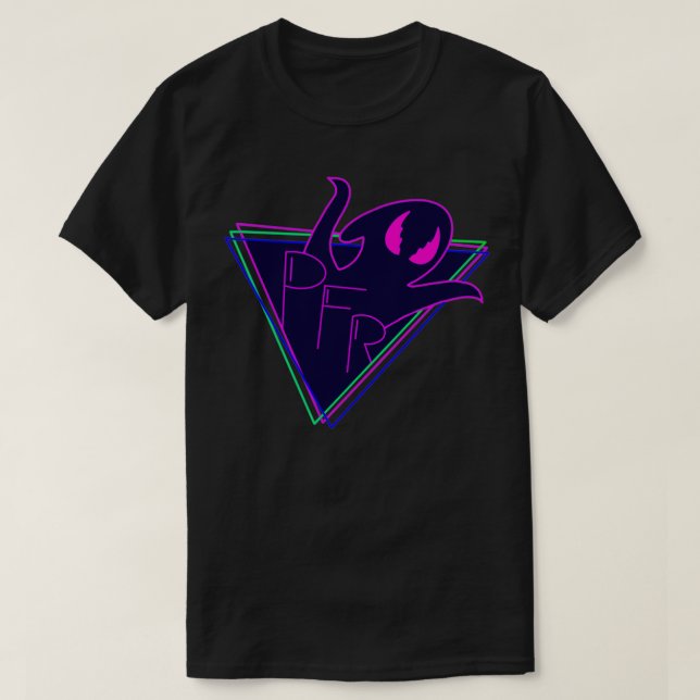 Camiseta Logo fantasma púrpura (Diseño del anverso)