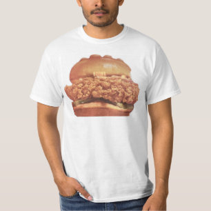 CAMISETA LOGO FRIED CHICKEN Y POPEYS SANDWICH DE POLLO