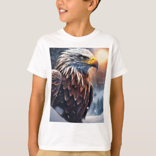 Camiseta Logo Futurista del águila de nieve