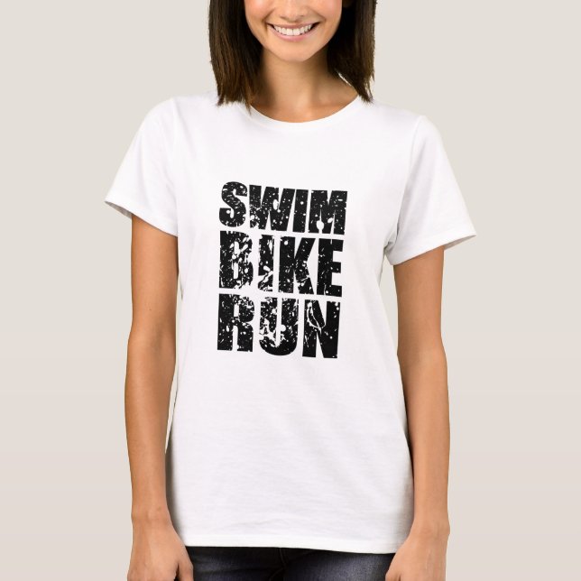 Camiseta Logo genial de Triatlón para todos los amantes del (Anverso)