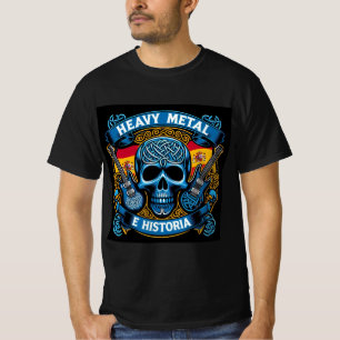 Camiseta Logo Heavy metal e historia - Youtube