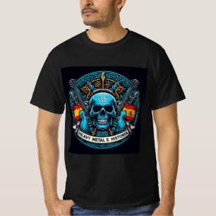 Camiseta Logo Heavy metal e historia - Youtube
