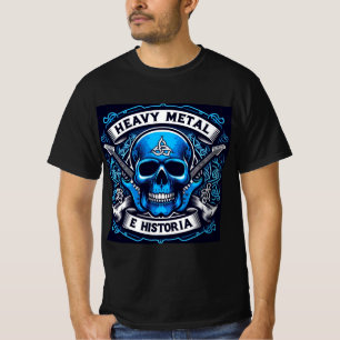 Camiseta Logo Heavy metal e historia - Youtube