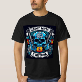 Camiseta Logo Heavy metal e historia - Youtube
