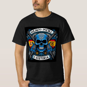 Camiseta Logo Heavy metal e historia - Youtube