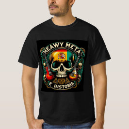 Camiseta Logo Heavy metal e historia - Youtube