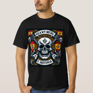 Camiseta Logo Heavy metal e historia - Youtube